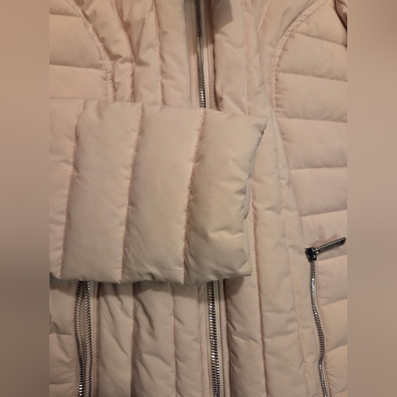 NWT Nautica Women's Rose Smoke Puffer Pink Quilted Jacket Sz S - Picture 5 of 13